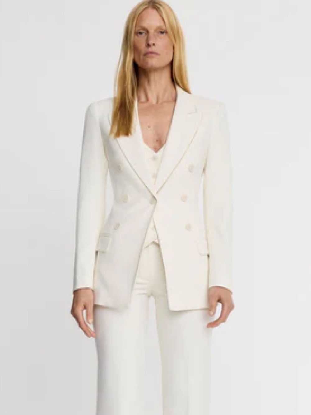 Smythe Not A DB Blazer in Chalk